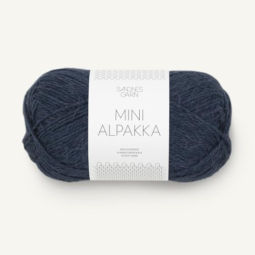 Sandnes Garn Mini Alpakka 6081 Tiefblau von Sandnes Garn