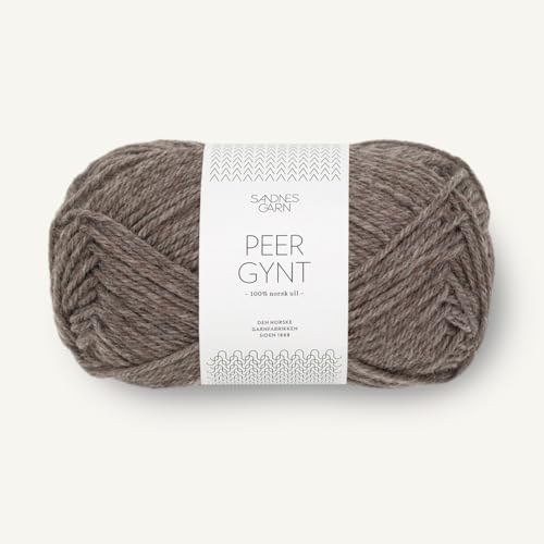 Sandnes Garn - Peer Gynt - 50 g - 91 m - medium Brown Mottled 2652 SG1101-2652 Braun von Sandnes Garn