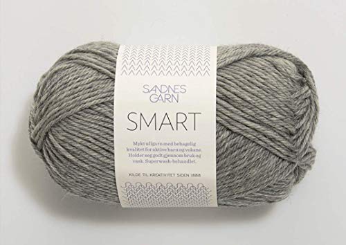 Sandnes Garn Smart col.1042 grey mottled ca.100 m 50 g Sandnes Garn Smart col.1042 grey mottled ca.100 m 50 g von Sandnes Garn