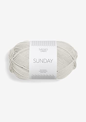 Sandnes Garn Sunday 50 g col.3820 pearl grey Sandnes Garn Sunday 50 g col.3820 pearl grey von Sandnes Garn