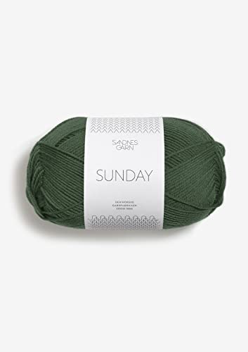 Sandnes Garn Sunday 50 g col.8082 forest green Sandnes Garn Sunday 50 g col.8082 forest green von Sandnes Garn