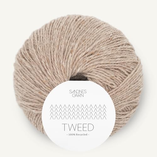 Sandnes Garn Tweed recycled ca. 175 m col. 2585 beige 50 g von Sandnes Garn