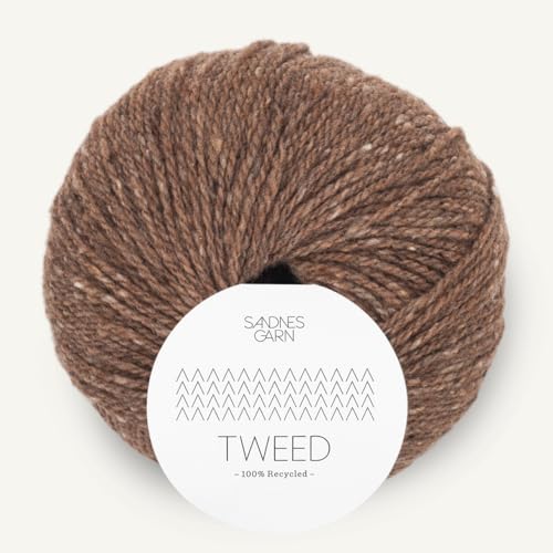 Sandnes Garn Tweed recycled ca. 175 m col. 3185 brun 50 g von Sandnes Garn