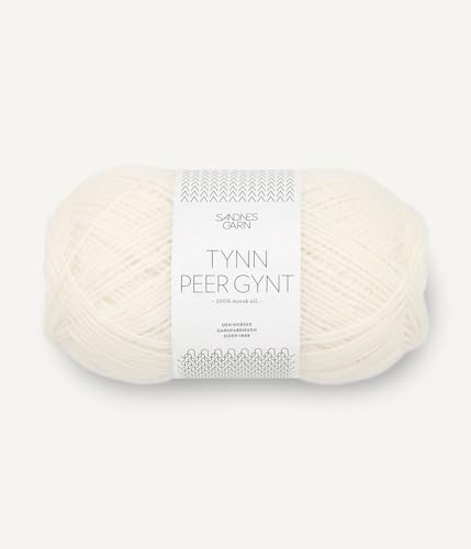 Sandnes Garn Tynn Peer Gynt ca. 205 m col. 1002 hvit 50 g Sandnes Garn Tynn Peer Gynt ca. 205 m col. 1002 hvit 50 g von Sandnes Garn