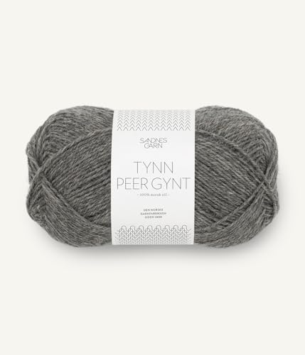 Sandnes Garn Tynn Peer Gynt ca. 205 m col. 1053 mork gramelert 50 g von Sandnes Garn