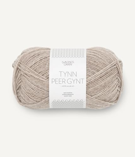 Sandnes Garn Tynn Peer Gynt ca. 205 m col. 2650 grabeige melert 50 g von Sandnes Garn