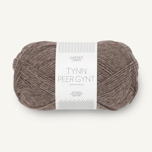 Sandnes Garn Tynn Peer Gynt ca. 205 m col. 2652 mellombrun melert 50 g von Sandnes Garn