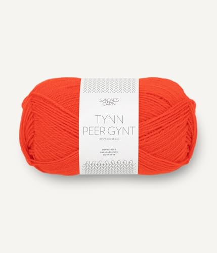 Sandnes Garn Tynn Peer Gynt ca. 205 m col. 3819 spicy orange 50 g von Sandnes Garn