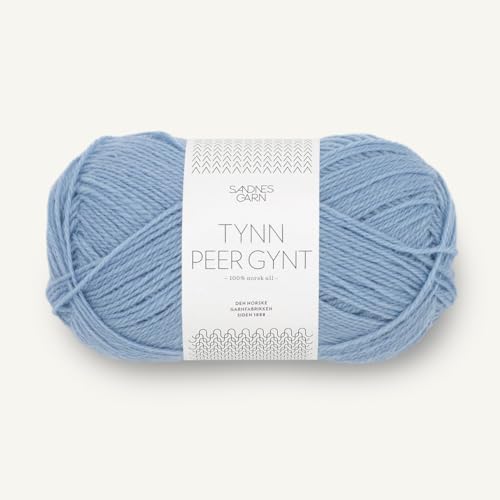 Sandnes Garn Tynn Peer Gynt ca. 205 m col. 6032 bla hortensia 50 g von Sandnes Garn