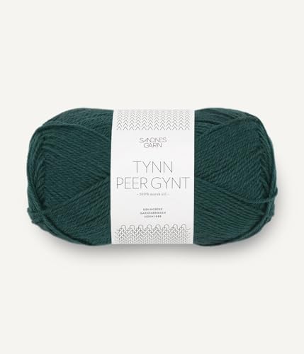 Sandnes Garn Tynn Peer Gynt ca. 205 m col. 7281 dyp petrol 50 g von Sandnes Garn