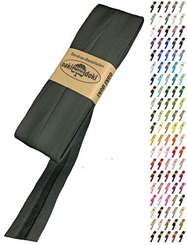 Sandras-Bastelladen Schrägband/Einfassband Baumwolle Uni gefalzt 5m x 20mm 465-Flaschengrün Sandras-Bastelladen Schrägband/Einfassband Baumwolle Uni gefalzt 5m x 20mm 465-Flaschengrün von Sandras-Bastelladen