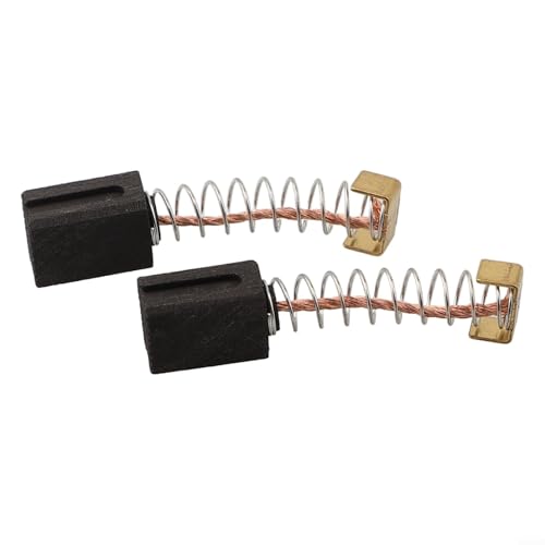 Sandyseptember Kohlebürstenersatzteile, 6 x 10 x 14 mm, Motorkohle, Schleifkohle, 2 Stück, Reparaturteil für Drehwerkzeug, Elektrowerkzeug-Zubehör von Sandyseptember