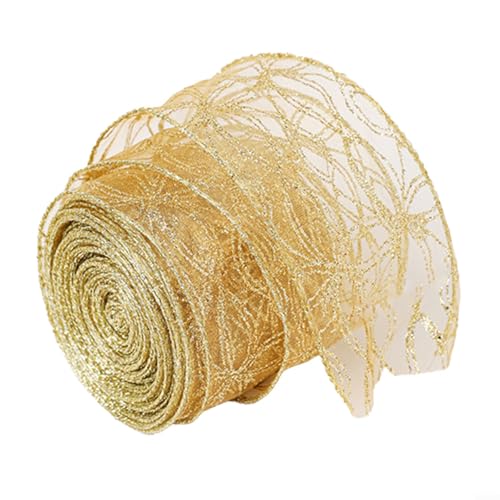 Sandyseptember Elegantes, durchscheinendes Drahtband mit atemberaubenden goldenen Mustern, geeignet für einen Hauch von Glamour zu jedem Anlass (hohl) von Sandyseptember