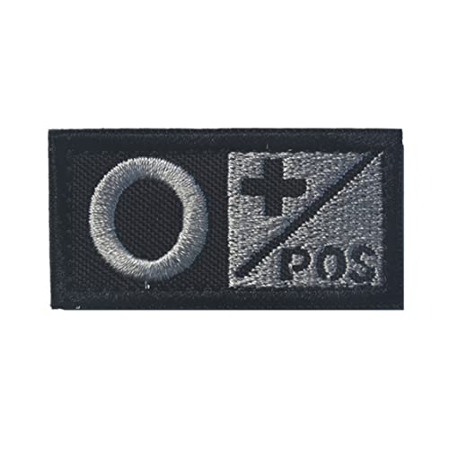 Blutgruppe Patch, O+ positive POS -Patches, gestickter Haken und Rucksäcke für Rucksäcke, Kleidung, Jeans, Hüte, Taschen, Helme, Trikots, Armeeweste Blutgruppe Patch, O+ positive POS -Patches, gestickter Haken und Rucksäcke für Rucksäcke, Kleidung, Jeans, Hüte, Taschen, Helme, Trikots, Armeeweste von Sanfiyya