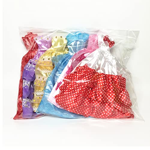 Sanfiyya Handgefertigte Neuheitskleid, 5pcs Hochzeitsfeierkleid Kleider Kleidung für Puppen (zufällige Farbe/Stil) von Sanfiyya
