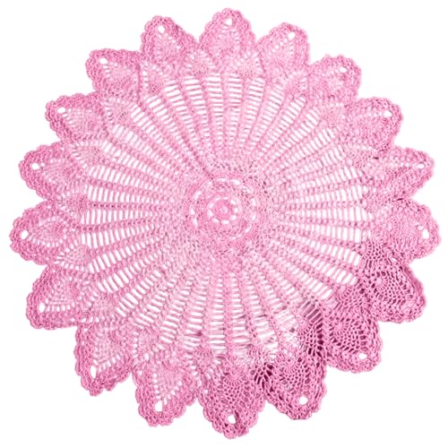 Sanfiyya Lace Table Runner, 33-35 Runde Häkeltischläufer, Wellenkanten hohlen Mustern Doilies für Tische Kommode Sideboard Beschützer, Party Hochzeitsheim Deor Sanfiyya Lace Table Runner, 33-35 Runde Häkeltischläufer, Wellenkanten hohlen Mustern Doilies für Tische Kommode Sideboard Beschützer, Party Hochzeitsheim Deor von Sanfiyya