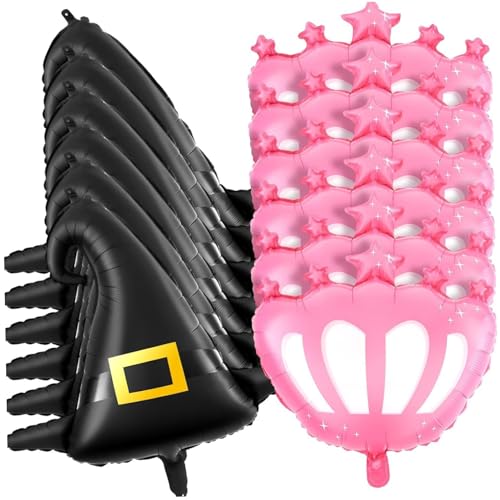 Wicked Balloons, 12pcs Prinzessin & Hexe böse Partydekorationen, Aluminiumfolie Geburtstagsballons für Geburtstagsfeier Dekor Vorräte Wicked Balloons, 12pcs Prinzessin & Hexe böse Partydekorationen, Aluminiumfolie Geburtstagsballons für Geburtstagsfeier Dekor Vorräte von Sanfiyya