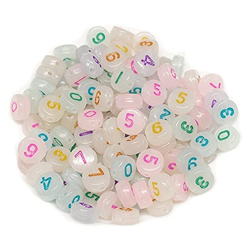 100 Stücke Leuchtende Acrylperlen 7mm Flache Runde Scheibe Nummer Spacer Perlen Charms Für Schmuck Ohrring Armband Machen 100 Stücke Leuchtende Acrylperlen 7mm Flache Runde Scheibe Nummer Spacer Perlen Charms Für Schmuck Ohrring Armband Machen von Sanfly