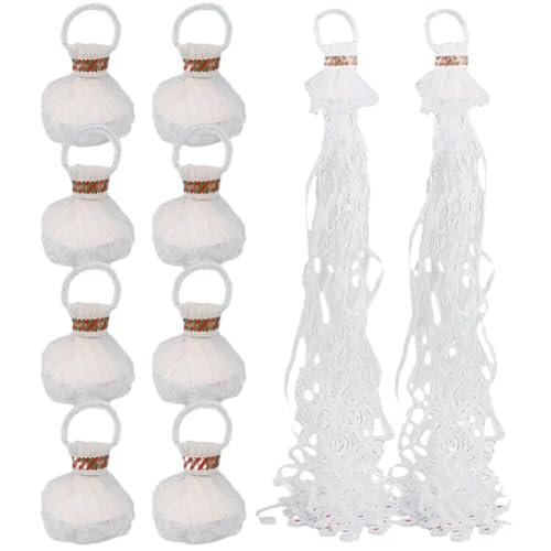 Sanfly 10 Stück Handwurf-konfetti-luftschlangen, Weiße Luftschlangen, Durcheinander, Konfetti, Magisches Papier Für Hochzeit, Verlobung, Partyzubehör Sanfly 10 Stück Handwurf-konfetti-luftschlangen, Weiße Luftschlangen, Durcheinander, Konfetti, Magisches Papier Für Hochzeit, Verlobung, Partyzubehör von Sanfly