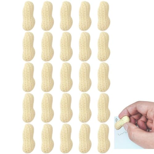 Sanfly 25 Stück Erdnuss-radiergummis Kleiner Erdnuss-radiergummi Aus Gummi Neuheits-mitgebsel Für Kinder Geschenkstrumpffüller Künstliche Erdnuss-radiergummis Sanfly 25 Stück Erdnuss-radiergummis Kleiner Erdnuss-radiergummi Aus Gummi Neuheits-mitgebsel Für Kinder Geschenkstrumpffüller Künstliche Erdnuss-radiergummis von Sanfly