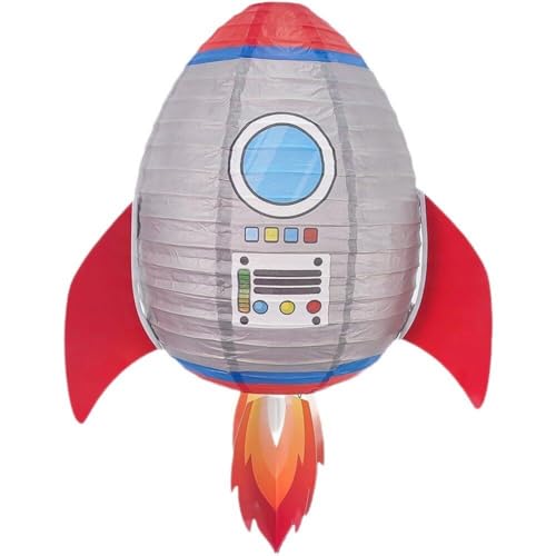 Sanfly 3D-papierlaternen, Hängende Weltraum-Astronauten-Laterne, Cartoon-Weltraum-Party-Laternen Für Kinder, Babyparty, Party Sanfly 3D-papierlaternen, Hängende Weltraum-Astronauten-Laterne, Cartoon-Weltraum-Party-Laternen Für Kinder, Babyparty, Party von Sanfly