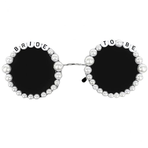 Sanfly Neuheit Brille Round Herz Form Sonnenbrille Neuheit Party Sonnenbrille Mädchen Fancy Brille Hen Party Accessoires von Sanfly