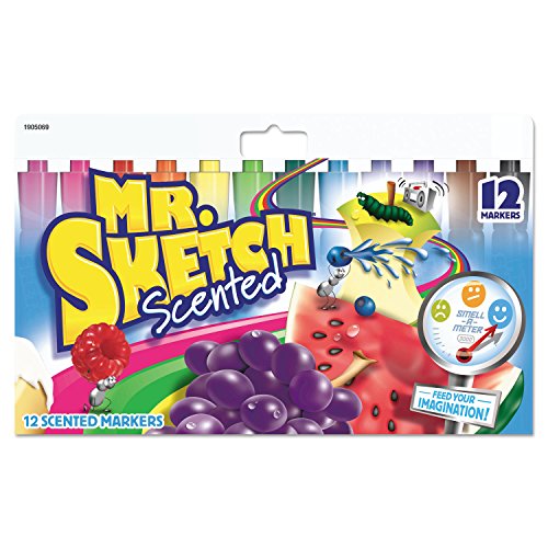 Mr.Sketch Scented Marker Set 12/Pkg-Chisel von Mr. Sketch