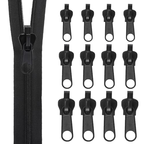 12 Stück Reißverschluss Reparaturset Set in 3 Größen Zipper Ersatz für Universal Fix Ersatzteile Reißverschlüsse für Reparatur, Langlebig und Robust, Ideal für Jacken, Mäntel, Koffer 12 Stück Reißverschluss Reparaturset Set in 3 Größen Zipper Ersatz für Universal Fix Ersatzteile Reißverschlüsse für Reparatur, Langlebig und Robust, Ideal für Jacken, Mäntel, Koffer von Sangcca