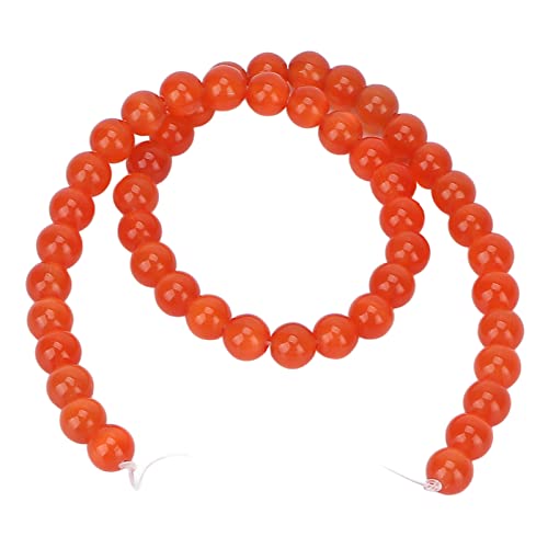 Für Schmuck geschäft, für 8mm runde Perlen, Schmuck DIY Stein perlen, Zarte Handarbeit Halskette Armband Herstellung (Rot) von Sangeponiang