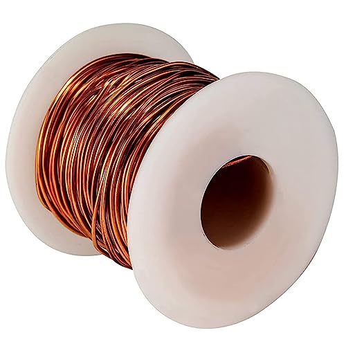 Sangous 99,9 % weicher Kupferdraht, Elektrokultur-Kupfer-Gartenantenne, 1,3 mm Durchmesser, 39 m, 0,5 kg Spule Sangous 99,9 % weicher Kupferdraht, Elektrokultur-Kupfer-Gartenantenne, 1,3 mm Durchmesser, 39 m, 0,5 kg Spule von Sangous