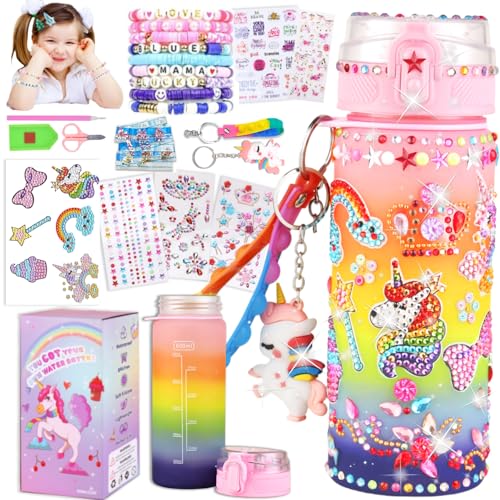 Einhorn Geschenke für Mädchen 5-6-7-8-9 Jahre Geschenkideen- diy Freundschaft Armband, Weihnachten / Ostern / Geburtstag Geschenkideen, Kinder Geburtstag Spielzeug Mädchen 4-12 Jahre(Sweet Unicorn) von Sanilinwild