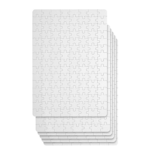 Sankaka Blanko-Puzzles für Sublimationsdruck, DIY, blanko, für Transferdruck, Thermodruck, Basteln, A4 von Sankaka