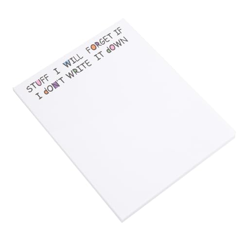 Sankaka Lustige Haftnotizen, To-Do-Liste, Notizblock, Bürobedarf, Notizbuch, Schreibtischnotizen, 50 Seiten, A Sankaka Lustige Haftnotizen, To-Do-Liste, Notizblock, Bürobedarf, Notizbuch, Schreibtischnotizen, 50 Seiten, A von Sankaka