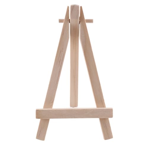Sankaka Mini-Holzständer, Staffeleien, Tischplatte, geeignet für Kinderhandwerk, Visitenkarten, 12,7 cm, 24 Stück von Sankaka