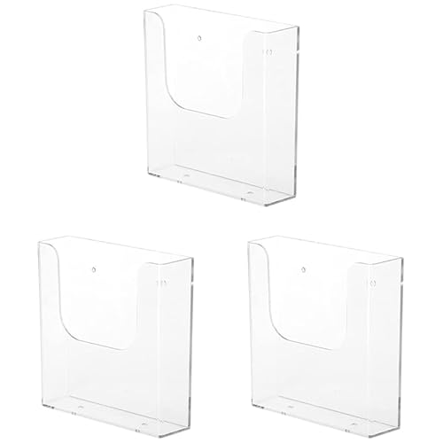 Sankaka Wandmontierter Aktenordner, transparent, A5, für Home Office von Sankaka