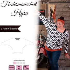 Fledermausshirt Hyra Fledermausshirt Hyra von Sanny Kreativ
