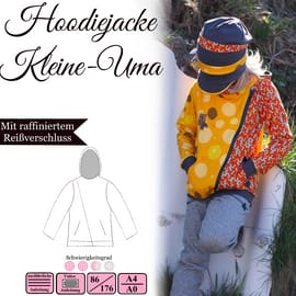 Hoodie-Jacke Kleine Uma Hoodie-Jacke Kleine Uma von Sanny Kreativ