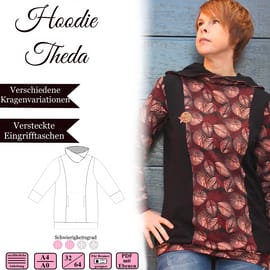 Hoodie Theda Hoodie Theda von Sanny Kreativ