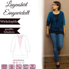 Lagenshirt Eingewickelt Lagenshirt Eingewickelt von Sanny Kreativ