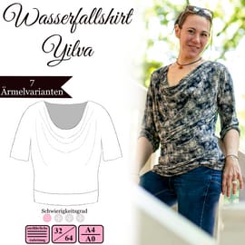 Wasserfallshirt Yilva Wasserfallshirt Yilva von Sanny Kreativ