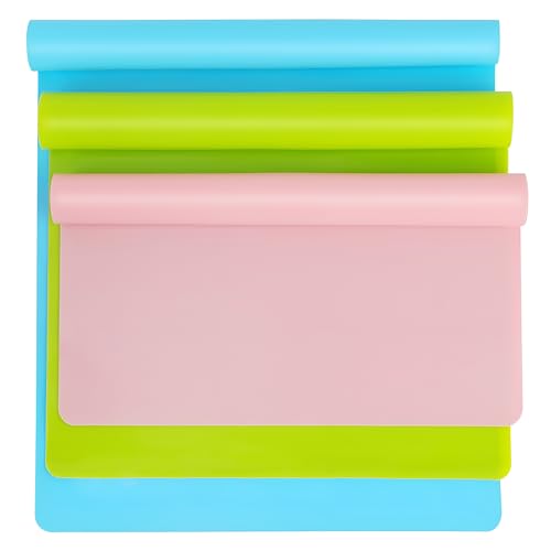 Bastelunterlage 3er Set Silikonmatte Basteln Malunterlage Kinder Groß Silikon Matte für Kinder Abwaschbar Rutschfeste Unterlage Tisch für Basteln Malen Gießharz Bastelunterlage 3er Set Silikonmatte Basteln Malunterlage Kinder Groß Silikon Matte für Kinder Abwaschbar Rutschfeste Unterlage Tisch für Basteln Malen Gießharz von Sanrolax