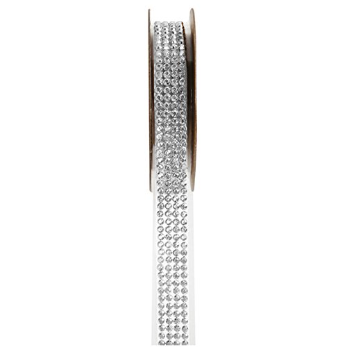 Dekoband "Strass Sticker" 15mm x 1m - Strassband Bonboniere Geschenkband Dekoband 5267 transparent Dekoband "Strass Sticker" 15mm x 1m - Strassband Bonboniere Geschenkband Dekoband 5267 transparent von Santex