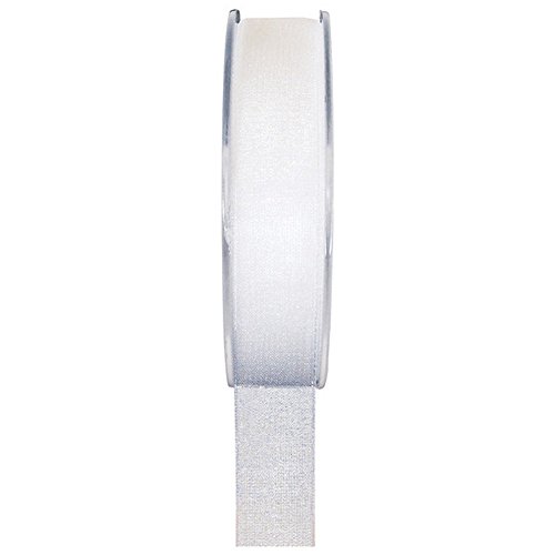 Einfarbiges Organza Deko-Band 40 mm weiß Einfarbiges Organza Deko-Band 40 mm weiß von Santex