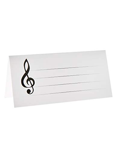 NEU Tischkarten Musiknoten, 3x7 cm, 10 Stck. NEU Tischkarten Musiknoten, 3x7 cm, 10 Stck. von Santex