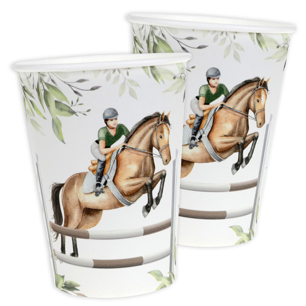 Pferde Partybecher im 10er Pack, 270ml Pferde Partybecher im 10er Pack, 270ml von Santex