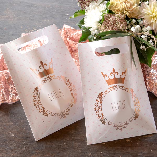 Prinzessin Mitgebseltüten, 10er Pack, Folie, 23cm x 16,5cm Prinzessin Mitgebseltüten, 10er Pack, Folie, 23cm x 16,5cm von Santex