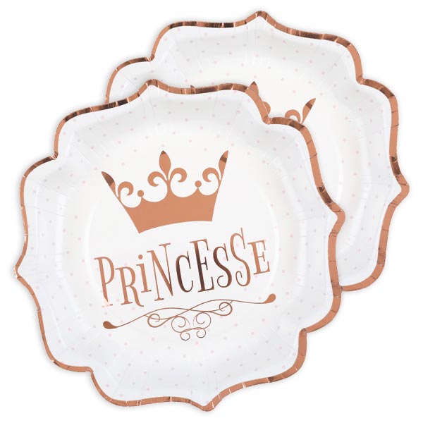 Prinzessin Partyteller im 10er Pack, Ø 22cm Prinzessin Partyteller im 10er Pack, Ø 22cm von Santex