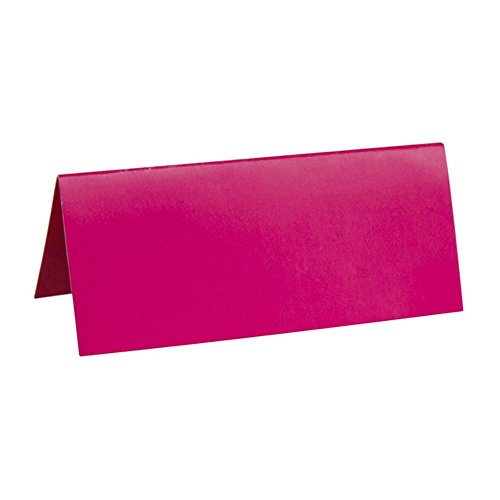 Santex 10 Tischkarten Platzkarten uni fuchsia pink von Santex