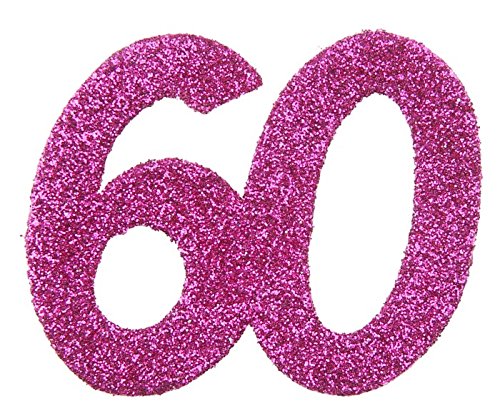Santex 4714 – 60, Beutel à 6 Stück Konfetti 6 x 5 cm Geburtstag, Fuchsia Glitter 60 Jahre Santex 4714 – 60, Beutel à 6 Stück Konfetti 6 x 5 cm Geburtstag, Fuchsia Glitter 60 Jahre von Santex
