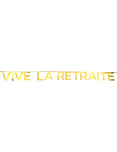 Santex 5658-3, Wimpelkette „Vive la retraite“, 2,5 m Santex 5658-3, Wimpelkette „Vive la retraite“, 2,5 m von Santex